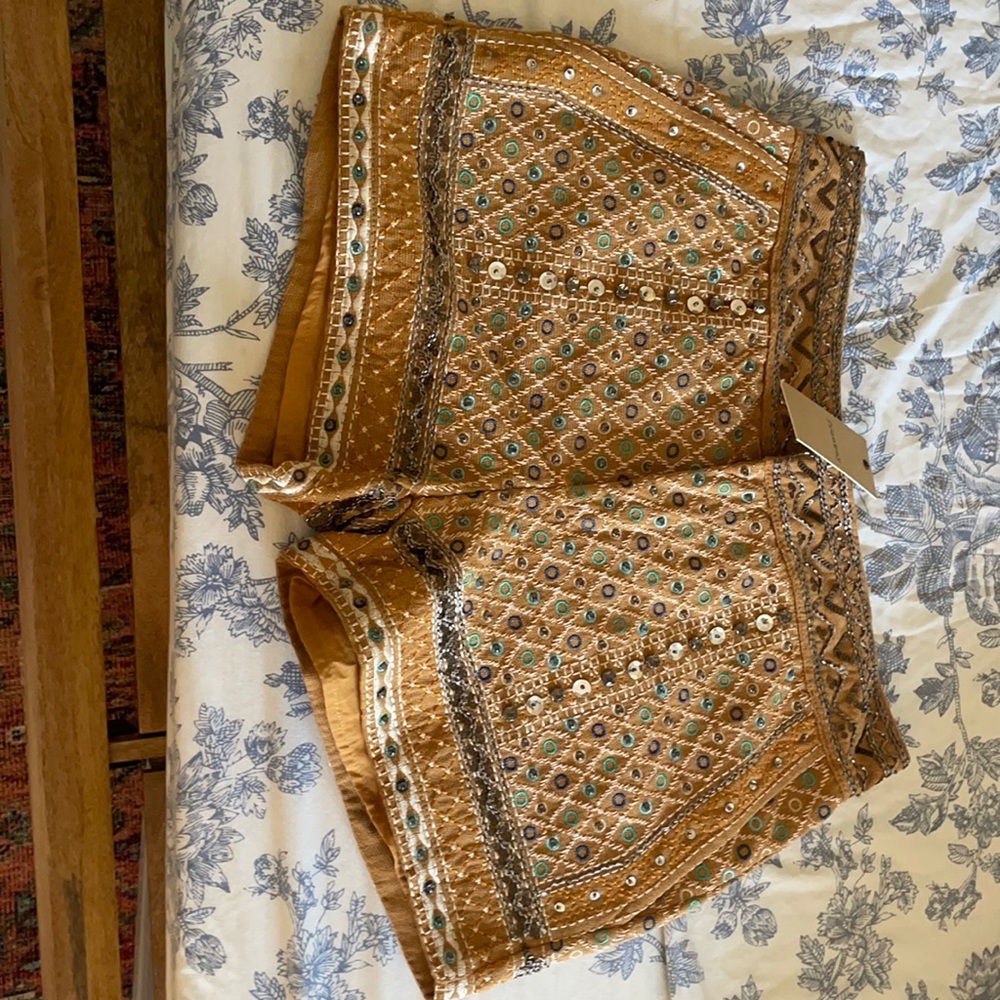 Sequinned shorts